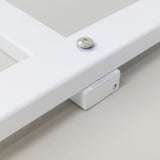 96 X 38 Heavy-Duty Window Well Cover, Transparent PVC with Metal Frame, Supports Up to 500 lbs 10249-6111