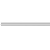 8 x 0.8 Premium MDF Crown Molding Trim - Custom Length, White-Primed 10252
