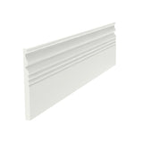 1 x 0.5 Premium MDF Bottom Molding - 1-inch Height, White Primer 10254