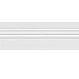 1 x 0.5 Premium MDF Bottom Molding - 1-inch Height, White Primer 10254