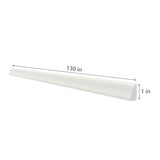7 x 0.5 Premium MDF Baseboard Molding - 7 Height, White Primer 10256