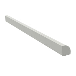 0.75x0.75" White Wood Quarter Round Trim Corner Molding Custom Length 10258