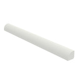 0.75x0.75" White Wood Quarter Round Trim Corner Molding Custom Length 10258