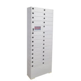 USB Charging Locker 27 Slot Touchscreen Secure Phone Storage Cabinet Steel 10260