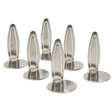 10PK Roll ID Clips Blueprint Artwork Drawing Label Holder Chrome Steel 10267