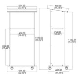 Clear Acrylic Podium Pulpit Lectern 23X16X46.3" Cross Engineered Wood (MDF) Base 102702+1803CROSS