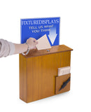 Suggestion box,Donation box,mail box,with clear acrylic sign holder