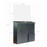 Suggestion box,Donation box,mail box,with clear acrylic sign holder