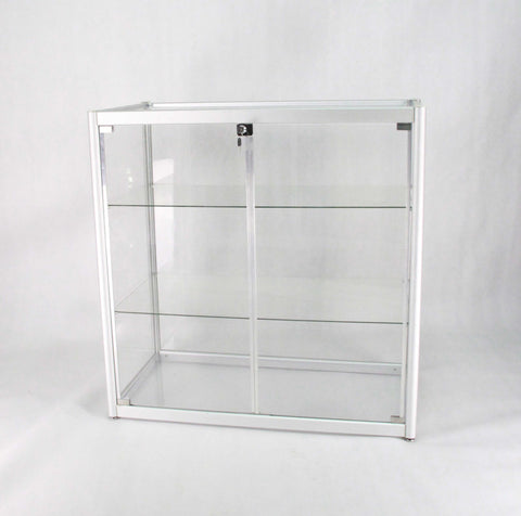 Aluminum Glass Display Showcase, Swing Door with Locks 102729