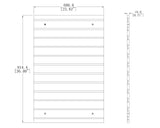 24 X 36" Maple Color Slatwall Panel Retail Store Display Garage Tool Organizer 10279MAPLE