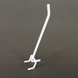 6 inches Peg Hook Pegboard Hook Pegwall Wire Metal Peg Hook Metal 1" on Center 10308-2-WHITE-HOOKS-10PK
