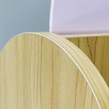 Double Sided Slatwall Rotating Display Wood Floor Standing Rack New Model