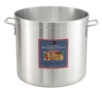 Aluminum Stock Pot 24 Qt, 4.0 MM, 12.6 x 11.4 (Dia x Depth) 103393