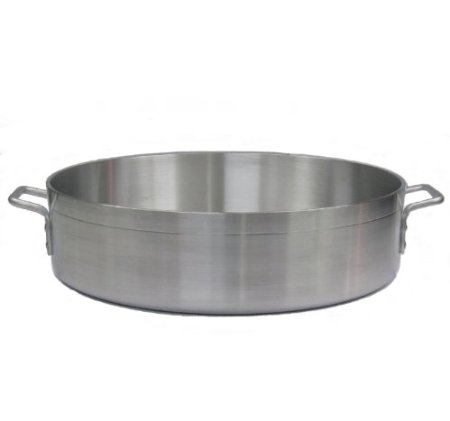 Aluminum Brazier Pan, 15 Qt, 6.0 mm, 13.8 x 6 (Dia x Depth) 103472