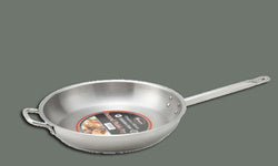 S/S Fry Pan 12, w/ Helper Handle, 12.6 x 2 (Dia x Depth) 103501
