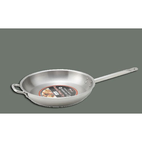 S/S Fry Pan 9 1/2, 9.5 x 1.8 (Dia x Depth) 103504
