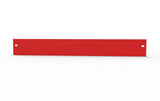 24.3  x 3  SheetMetal Steel Sign Blank Nameplate Red Two-Side 19GA 1mm 10372 HEADER