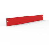 24.3  x 3  SheetMetal Steel Sign Blank Nameplate Red Two-Side 19GA 1mm 10372 HEADER