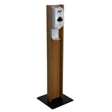 Hand Sanitizer Dispenser Stand, Medium Oak