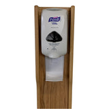Hand Sanitizer Dispenser Stand, Elegant Design, Light Oak