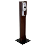 Hand Sanitizer Dispenser Stand, Elegant Design, Mahogany