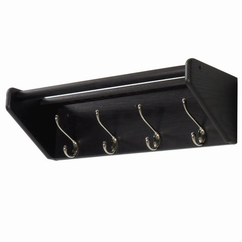 FixtureDisplays 4 Hook Shelf 1040006