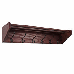 FixtureDisplays 6 Hook Shelf 1040035