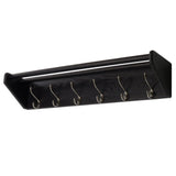 FixtureDisplays 6 Hook Shelf 1040037
