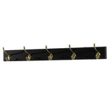 FixtureDisplays 5 Hook Coat Rack 1040069