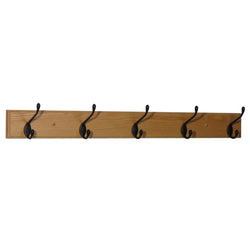 FixtureDisplays 5 Hook Coat Rack 1040071