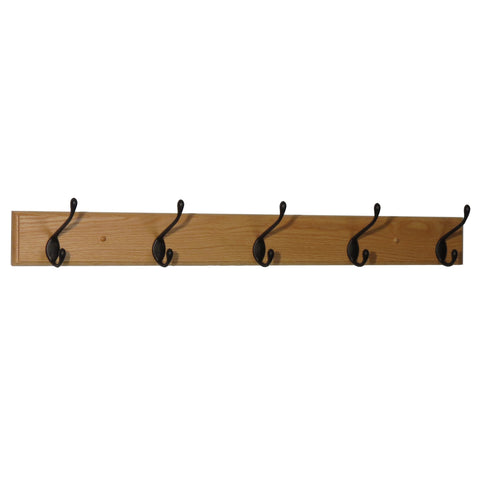 FixtureDisplays 5 Hook Coat Rack 1040071