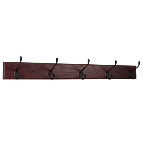 FixtureDisplays 5 Hook Coat Rack 1040072
