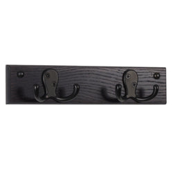 FixtureDisplays 2 Double Prong Hook Rail/Coat Rack 1040077