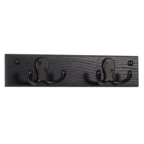 FixtureDisplays 2 Double Prong Hook Rail/Coat Rack 1040077