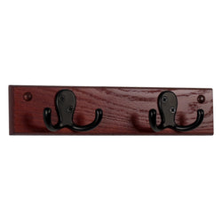 FixtureDisplays 2 Double Prong Hook Rail/Coat Rack 1040079