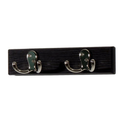 FixtureDisplays 2 Double Prong Hook Rail/Coat Rack 1040081