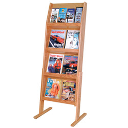 FixtureDisplays Slope? 16 Pocket Standing Literature Display 1040097