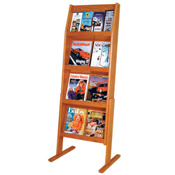 FixtureDisplays Slope? 16 Pocket Standing Literature Display 1040099
