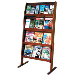 FixtureDisplays Slope? 24 Pocket Standing Literature Display 1040101