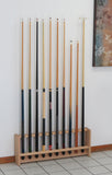 FixtureDisplays Pool Cue Rack, 10 Cue 1040194