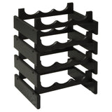 FixtureDisplays 12 Bottle Dakota? Wine Rack 1040217