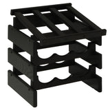 FixtureDisplays 9 Bottle Dakota? Wine Rack with Display Top 1040229