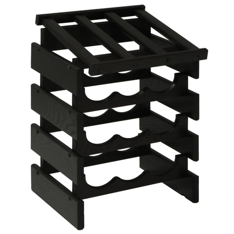 FixtureDisplays 12 Bottle Dakota? Wine Rack with Display Top 1040230