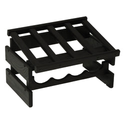 FixtureDisplays 8 Bottle Dakota? Wine Rack with Display Top 1040236