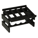 FixtureDisplays 8 Bottle Dakota? Wine Rack with Display Top 1040236