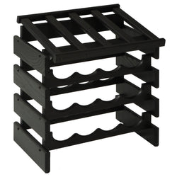 FixtureDisplays 16 Bottle Dakota? Wine Rack with Display Top 1040238
