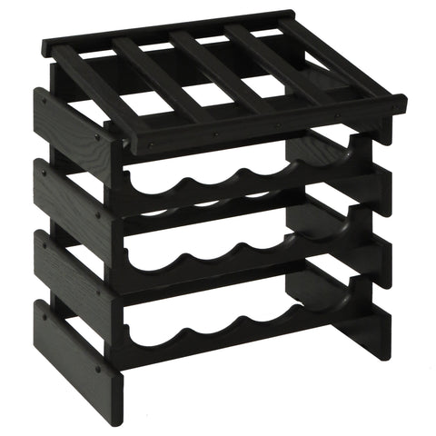 FixtureDisplays 16 Bottle Dakota? Wine Rack with Display Top 1040238