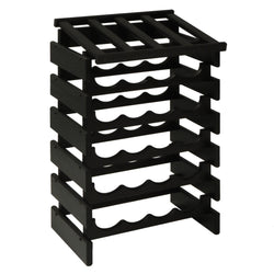 FixtureDisplays 24 Bottle Dakota? Wine Rack with Display Top 1040240