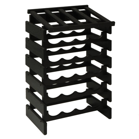 FixtureDisplays 24 Bottle Dakota? Wine Rack with Display Top 1040240