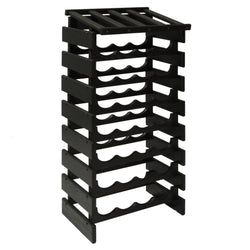 FixtureDisplays 32 Bottle Dakota? Wine Rack with Display Top 1040242